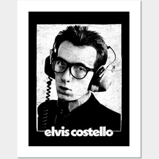 Elvis Costello Vintage Look Punksthetic Posters and Art